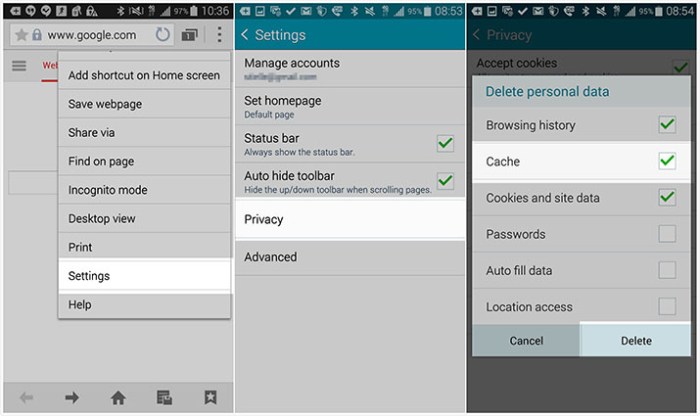 Cara Meningkatkan Performa HP Android Dengan Menghapus Cache