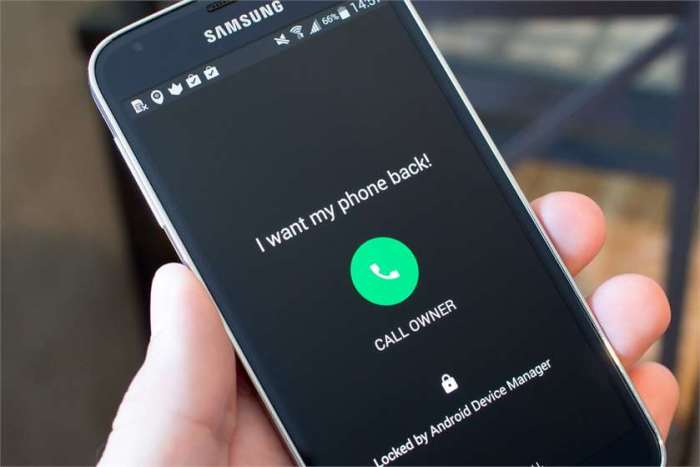 Stolen android lost phone find step instructions